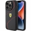 Attēls no Ferrari Ferrari Twist Metal Logo case for iPhone 15 Pro - black
