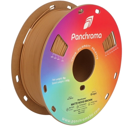 Attēls no Filament Polymaker Panchroma PLA 1,75mm, 1kg - Wood Brown}