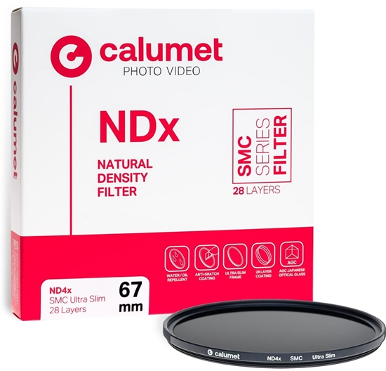 Picture of Filtr Calumet Calumet Filtr ND4x SMC 67 mm Ultra Slim 28 Layers