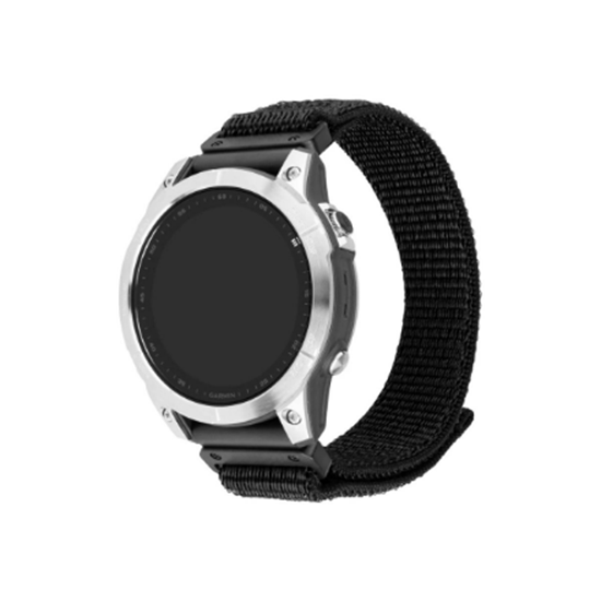 Изображение Fixed  Sporty Strap for Garmin QuickFit 22mm  160-210 mm  Black  Nylon