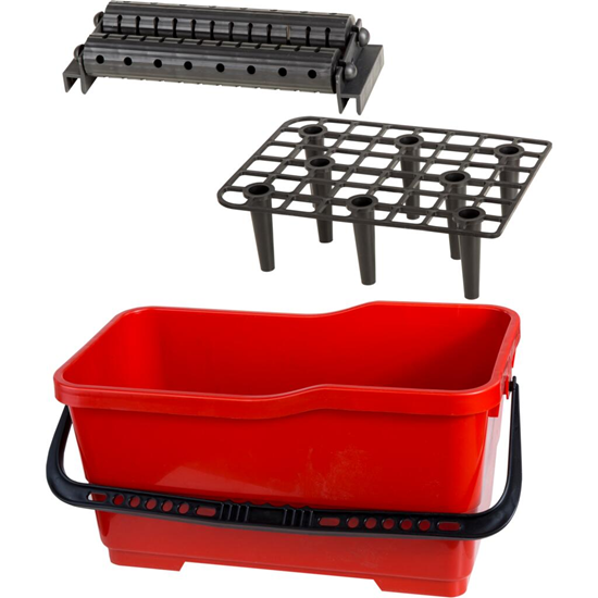 Picture of Flīzētāju spainis ar rulīšiem, resti 22 L