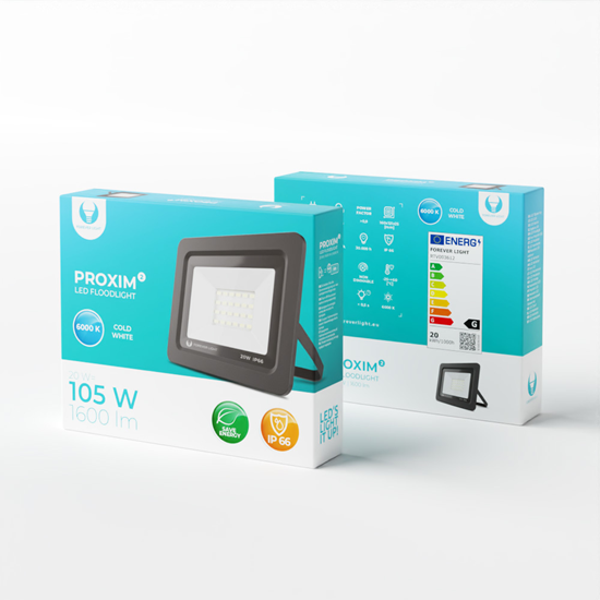 Picture of Floodlight LED PROXIM II 20W |6000K| IP66 Forever 