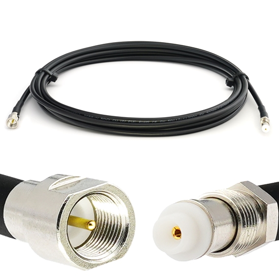 Picture of FME Male to FME Female 20m RG58/U Coaxial Cable
