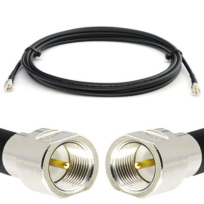 Picture of FME Male to FME Male 1m RG58/U Coaxial Cable