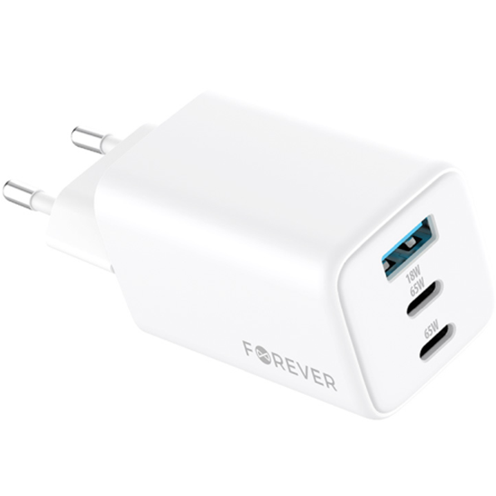 Picture of Forever TC-08-65ACC Charger 2xType C + USB 65W