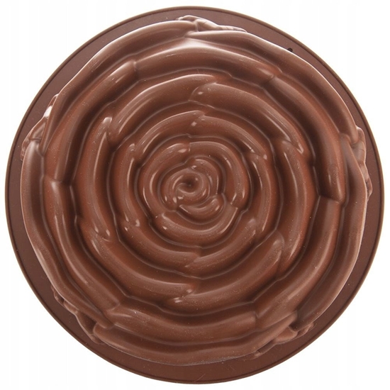 Picture of FORMA DO PIECZENIA BABKI CIASTA SILIKONOWA BRZOWA RÓA 25CM SILLINIE ORION 151790