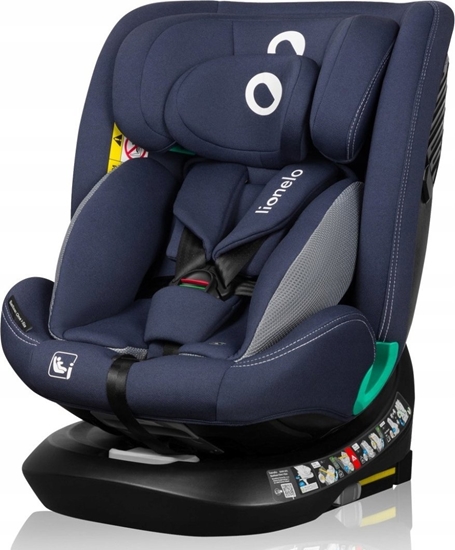 Picture of Fotelik samochodowy Lionelo Fotelik samochodowy Bastiaan One I-Size 40-150 cm blue navy Lionelo