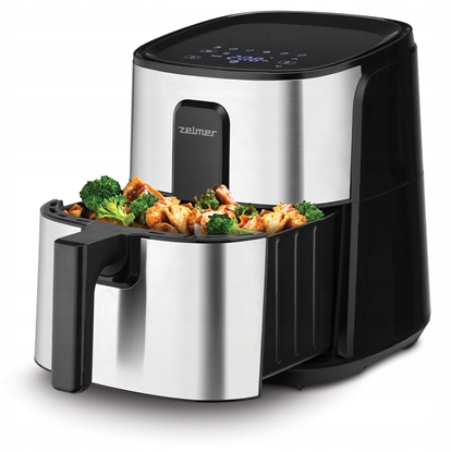 Изображение Frytkownica beztuszczowa FRYTOWNICA BEZTUSZCZOWA ZAF 6000 6L 1500W AIR FRYER