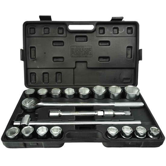 Picture of Gala atslēgu kompl. 3|4 19-50mm 6-kanšu 21gb kofer