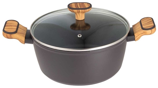 Picture of GARNEK MULTICLAD 24cm Z POKRYW BERGNER BG-56037 CHARCOAL