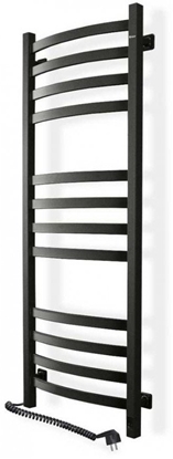 Picture of Grzejnik azienkowy Navin Electric towel dryer Navin Avalon 480*1200 Sensor left black 12-203153-4812