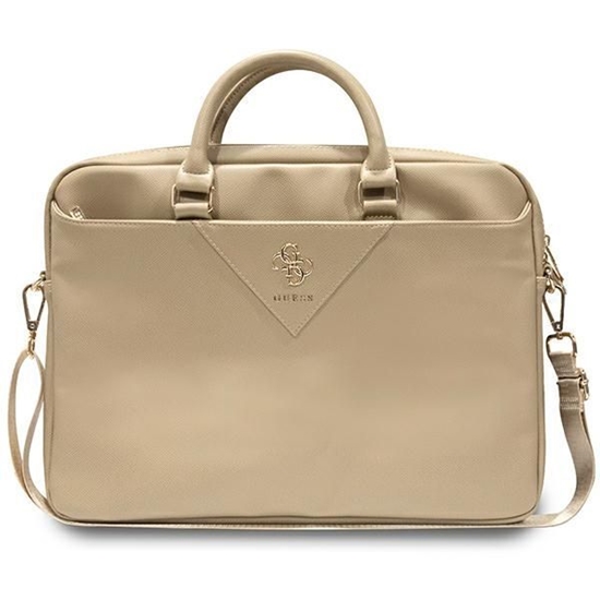 Picture of Guess Triangle 4G bag for a 16" laptop - gold