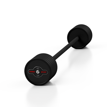 Picture of Gumijots svara stienis ar fiksētu svaru 1 gab. 45 kg - Marbo Sport
