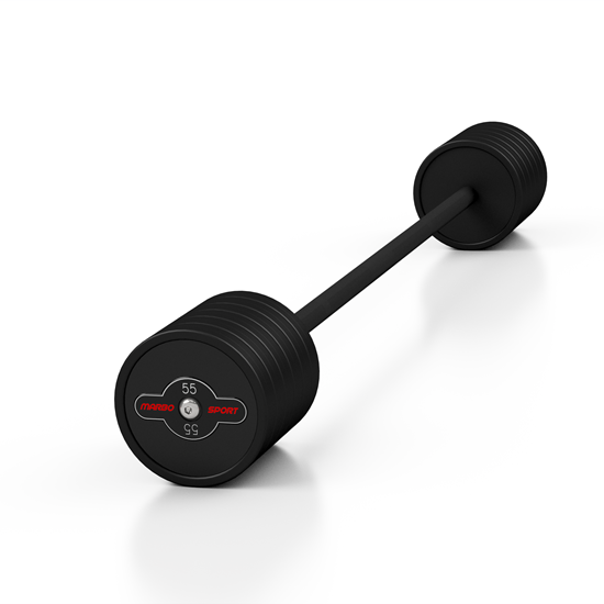 Picture of Gumijots svara stienis ar fiksētu svaru 1 gab. 55 kg - Marbo Sport