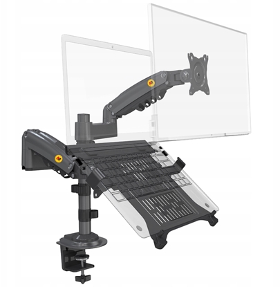 Attēls no North Bayou Uchwyt biurkowy na monitor 17" - 27" i laptopa (H180-FP)