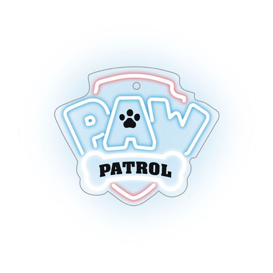 Picture of Hanging neon LED Paw Patrol on plexiglass - Logo O