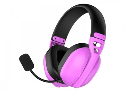 Picture of HATOR Hyperpunk 3 Wireless Zestaw suchawkowy Przewodowy i Bezprzewodowy Opaska na gow Gaming USB Type-C / USB Type-A Bluetooth Fioletowy