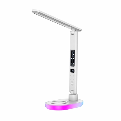 Attēls no Hawk HW-LAMP03 LED Desk Lamp White RGB