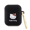 Picture of Hello Kitty Hello Kitty Silicone 3D Kitty Head case for AirPods 1/2 - black