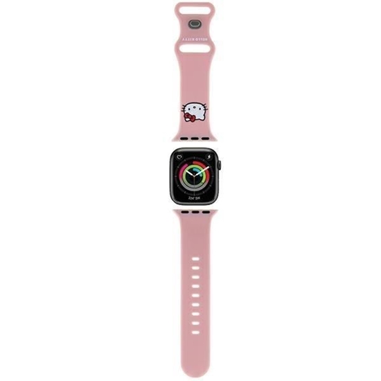 Picture of Hello Kitty Hello Kitty Silicone Kitty Head strap for Apple Watch 38/40/41mm - pink