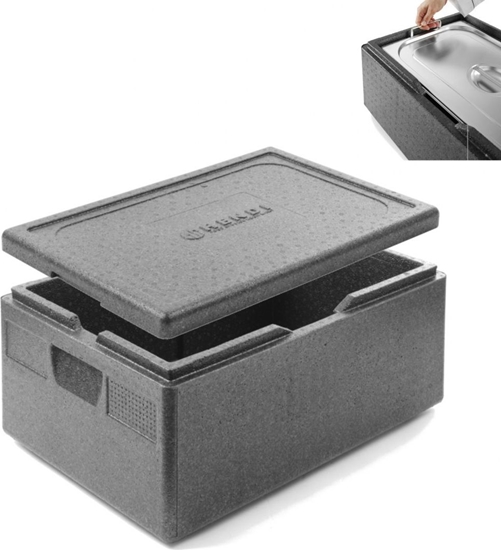 Изображение Hendi Pojemnik termoizolacyjny cateringowy termos do transportu ywnoci EEP GN1/1 40L - Hendi 707906