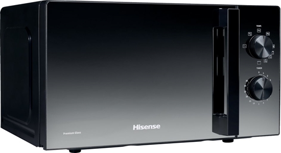 Изображение Hisense  20 L  700 W  spogulvirsma/melna - Mikrovilnu krasns