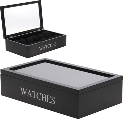 Attēls no Home Styling Collection Pudeko etui ORGANIZER do zegarków na zegarki 12x uniwersalny