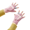Изображение Women's|children's winter telephone gloves - pink