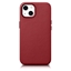Изображение iCarer iCarer Case Leather case cover made of natural leather for iPhone 14 Plus red (compatible with MagSafe)