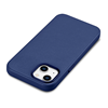 Picture of iCarer iCarer Case Leather cover for iPhone 14 case made of natural leather blue (WMI14220705-BU) (MagSafe compatible)