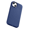 Picture of iCarer iCarer Case Leather cover for iPhone 14 Plus genuine leather case blue (compatible with MagSafe)