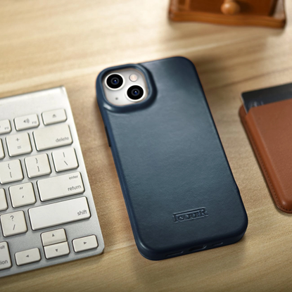 Picture of iCarer CE Oil Wax Premium Leather Folio Case iPhon