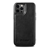 Изображение iCarer iCarer Leather Oil Wax case covered with natural leather for iPhone 12 Pro Max black (ALI1206-BK)