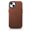 Изображение iCarer iCarer Oil Wax Premium Leather Case iPhone 14 Plus Magnetic Leather Case with MagSafe Brown (WMI14220703-RB)