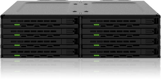 Picture of IcyDock  8x2.5" SATA/SAS in 1x5.25"m bay mobile rack