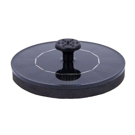 Picture of iLike Solar Fontain for Outdoor garden design & decoration with 3 nozzles 16cm diameter