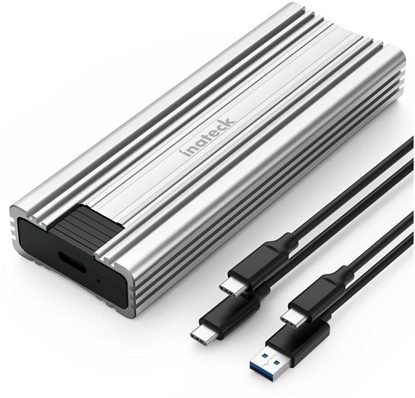 Attēls no Inateck Festplattengehäuse NVMe M.2 USB 3.2 Kühlkissen B+M
