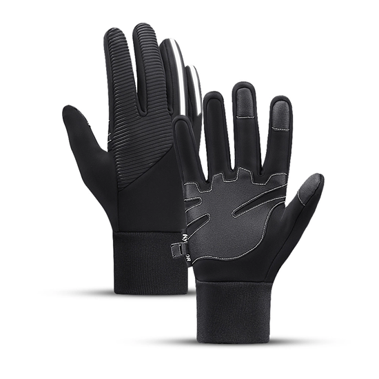 Picture of Insulated, anti-slip sports phone gloves (size XL)