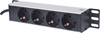 Изображение Intellinet 714020 energosadales vienība, PDU 4 Maiņstrāvas izvade (-s) 1U Pelēks