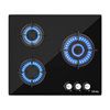 Picture of IsEasy MGBG-603 three-zone gas stove with glass pa
