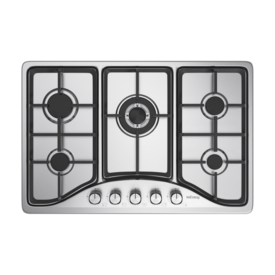 Picture of IsEasy MGBS-765 stainless steel gas cooktop