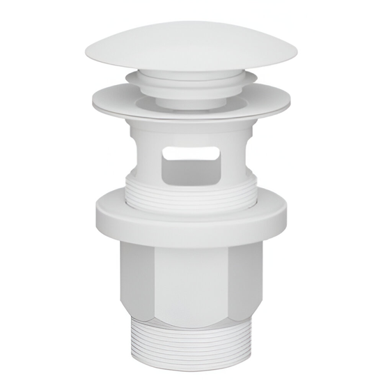 Изображение Izplūde izlietnei 1 1|4" klik-klak, balta