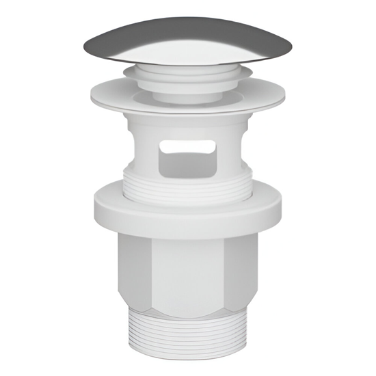 Изображение Izplūde izlietnei 1 1|4" klik-klak, hromēta