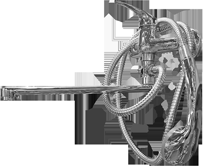 Изображение Jaucējkrāns vannas ar dušas komplektu A-5|35K Ange