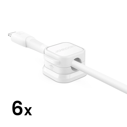 Attēls no Joyroom JR-ZS368 magnetic cable organizer - white 