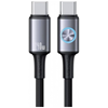 Изображение Kabel USB Usams USB-C - USB-C 1.2 m Szary (SJ751USB01)