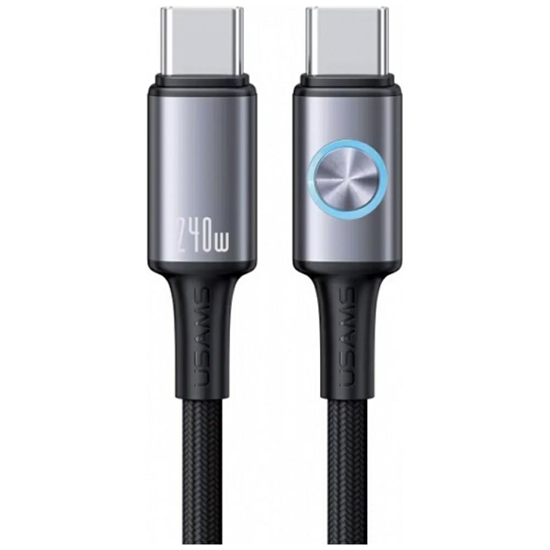 Picture of Kabel USB Usams USB-C - USB-C 1.2 m Szary (SJ751USB01)