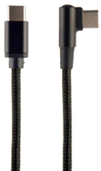 Изображение Kabel USB Gembird USB-C - USB-C 0.2 m Czarny (CC-USB2-CMCML-0.2M)