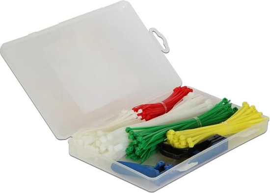 Picture of Kabeļu savilcēju komplekts (350gab.) ar montāžas instrumentu, Delock