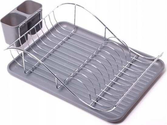 Picture of Dish drying rack 49 × 32 × 12.5 cm (gray), 0761B, KAMILLE